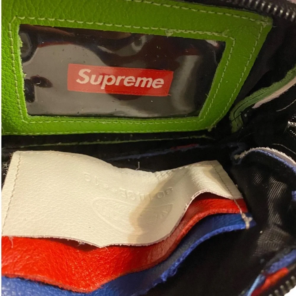 Supreme Vanson Multicolored Leather Wrist Bag, NWOT, $195 - Picture 11 of 16